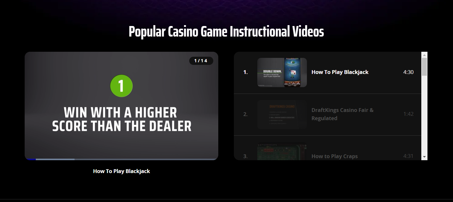 Hone Your Skills and Improve Your Game at the DraftKings Casino Education Hub